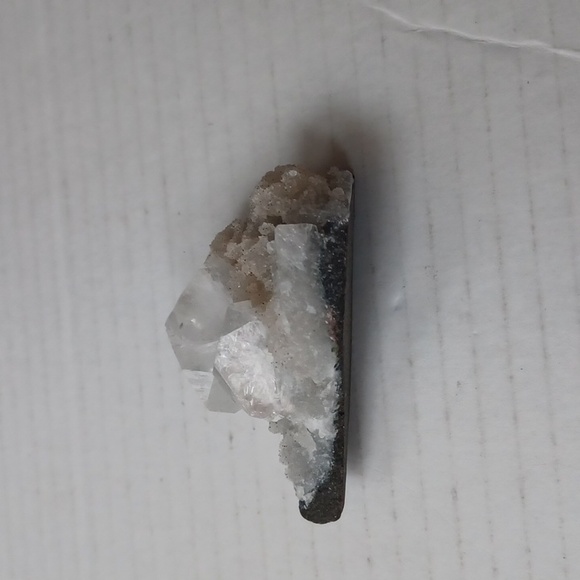 4/$60 Raw White, Clear & Gray Crystal  - Gemstone - Picture 5 of 8